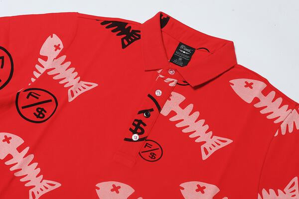 Fishscale Polo | Red