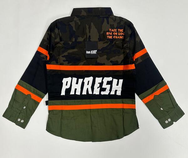 Premium Twill Shirt With Multi Color Cut-blocks