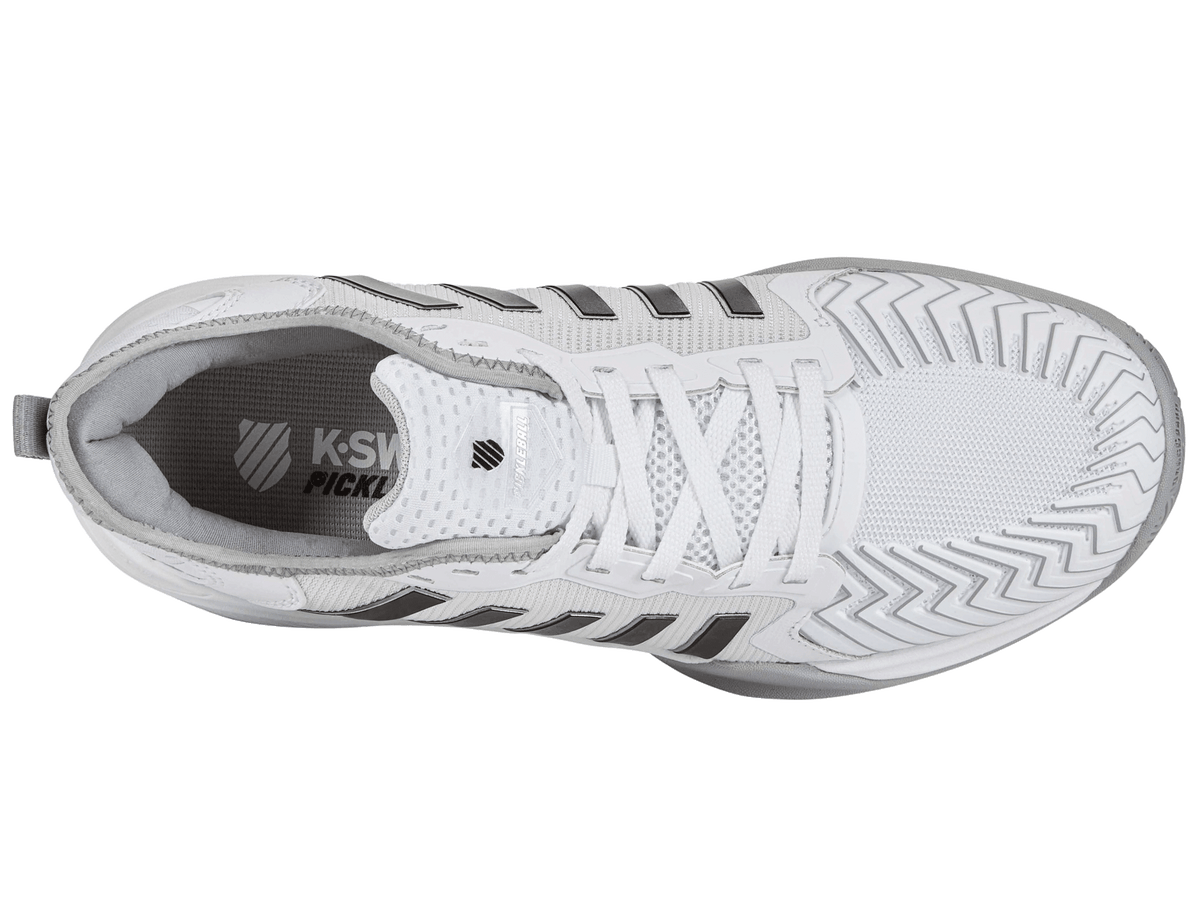 K-Swiss Men's Pickleball Supreme Shoes – White/High Rise/Black