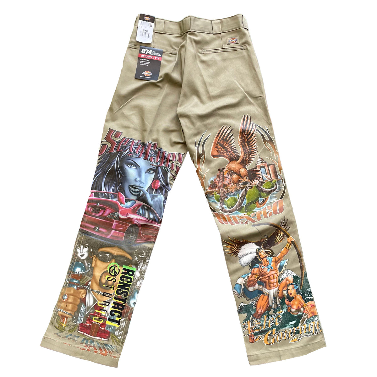 EAST LA Heat Transfer Dickies // Tan // Random Selection