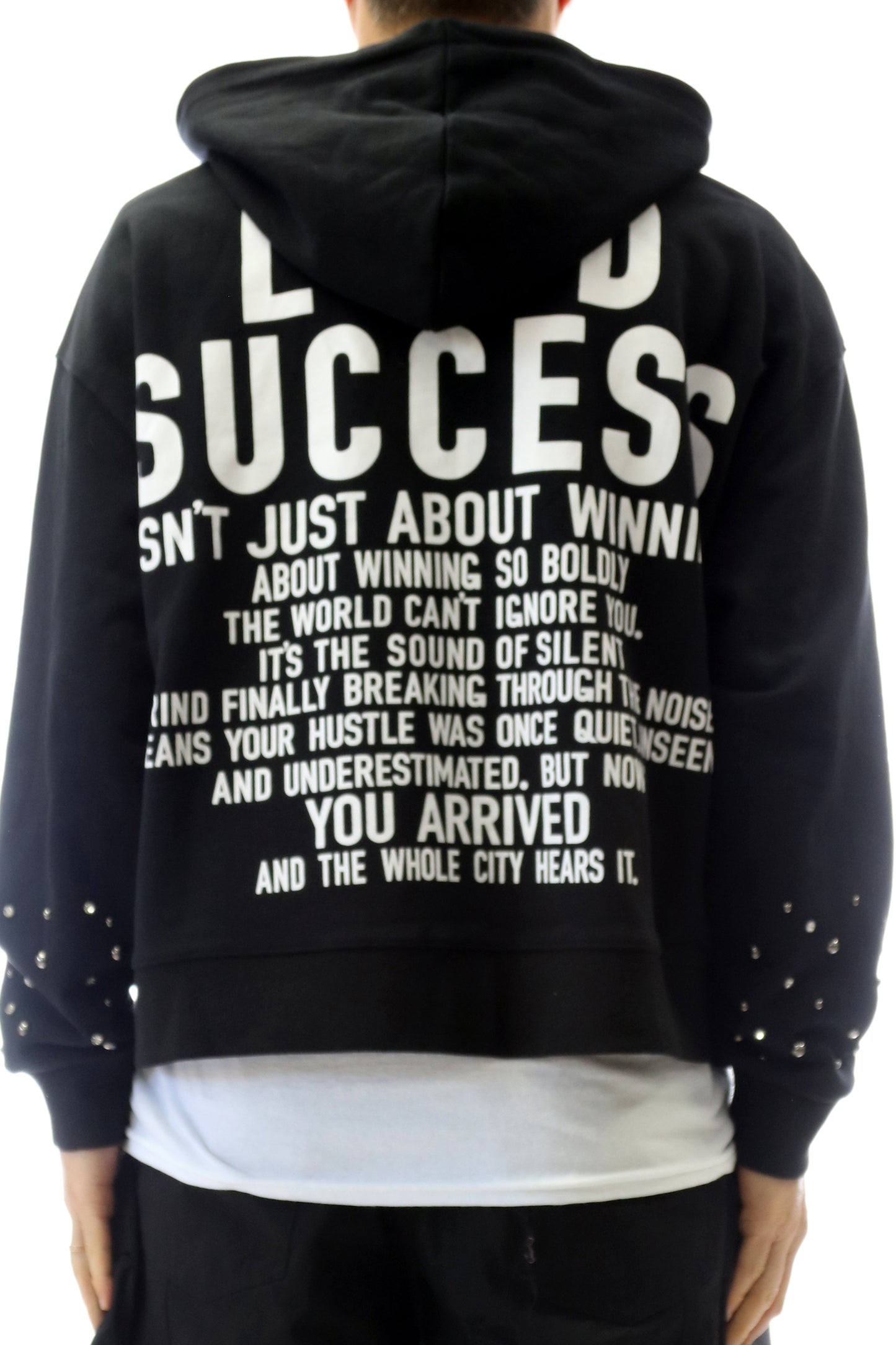 French Terry Long Sleeve Crop Top Full Zip Hoodie