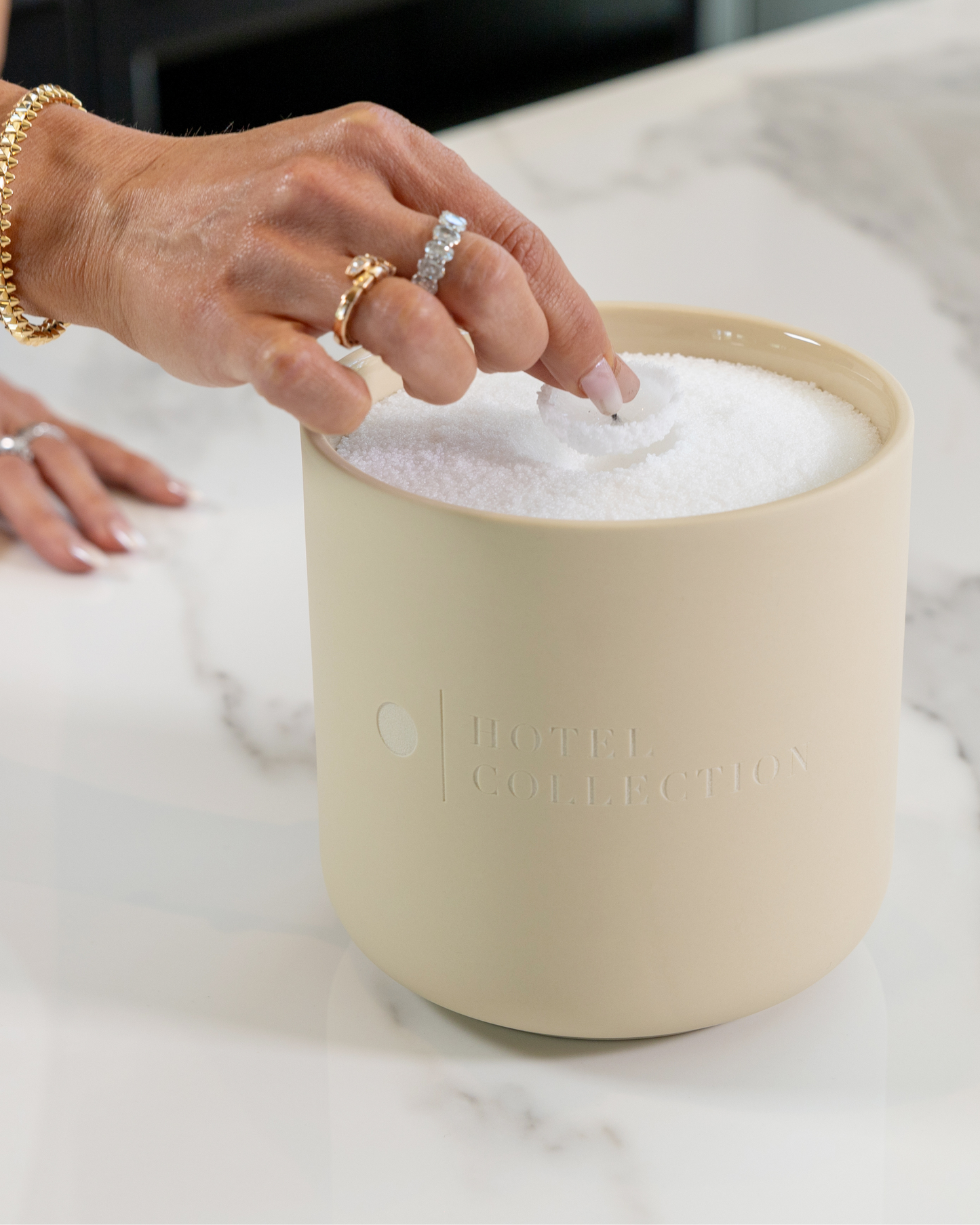 Grande Ceramic Sand Wax Set