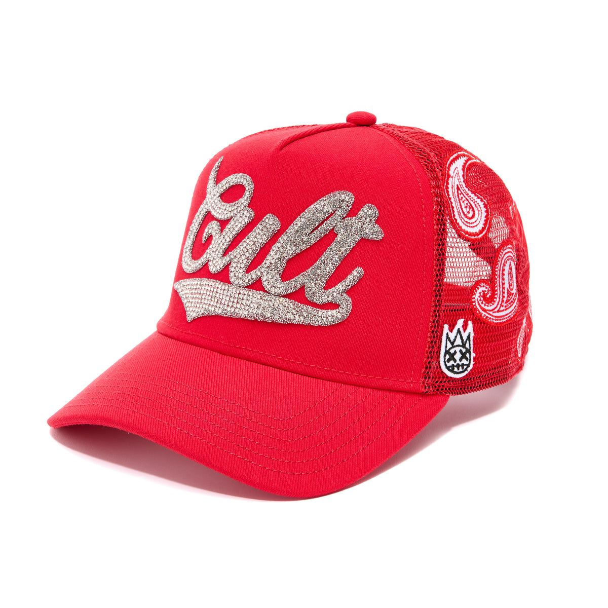 Paisley Shimuchan Mesh Back Trucker Hat | Red