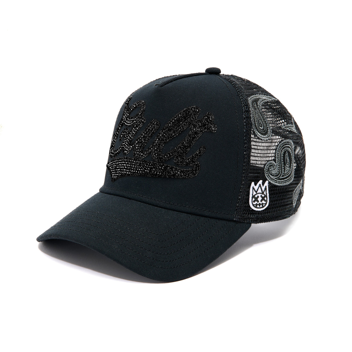Paisley Shimuchan Logo Mesh Back Trucker Hat | Black