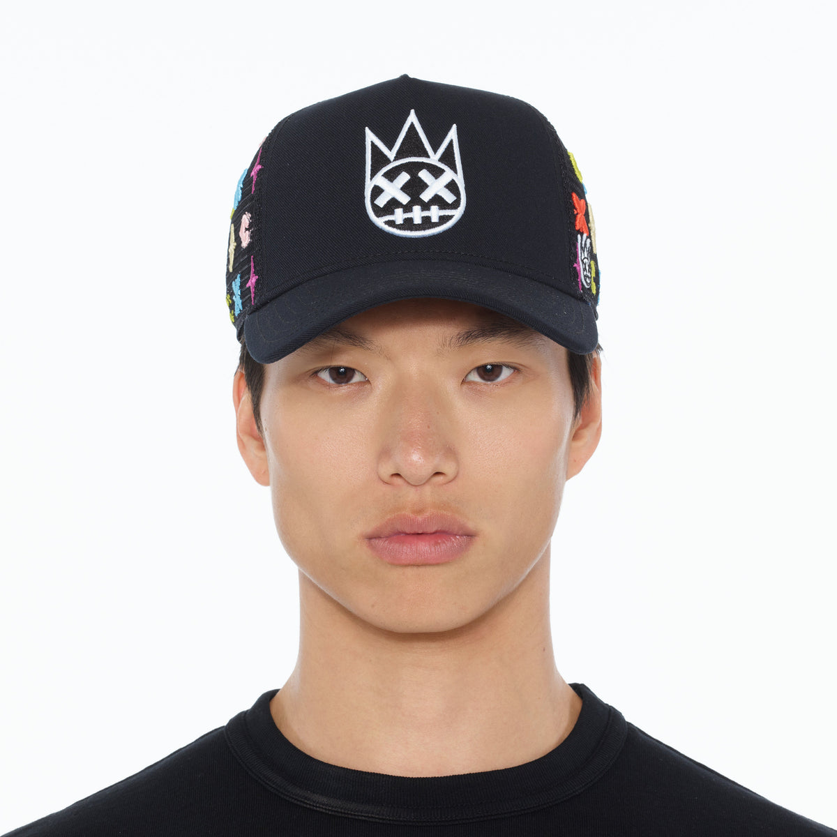 Cult Logo Pattern Hat | Black