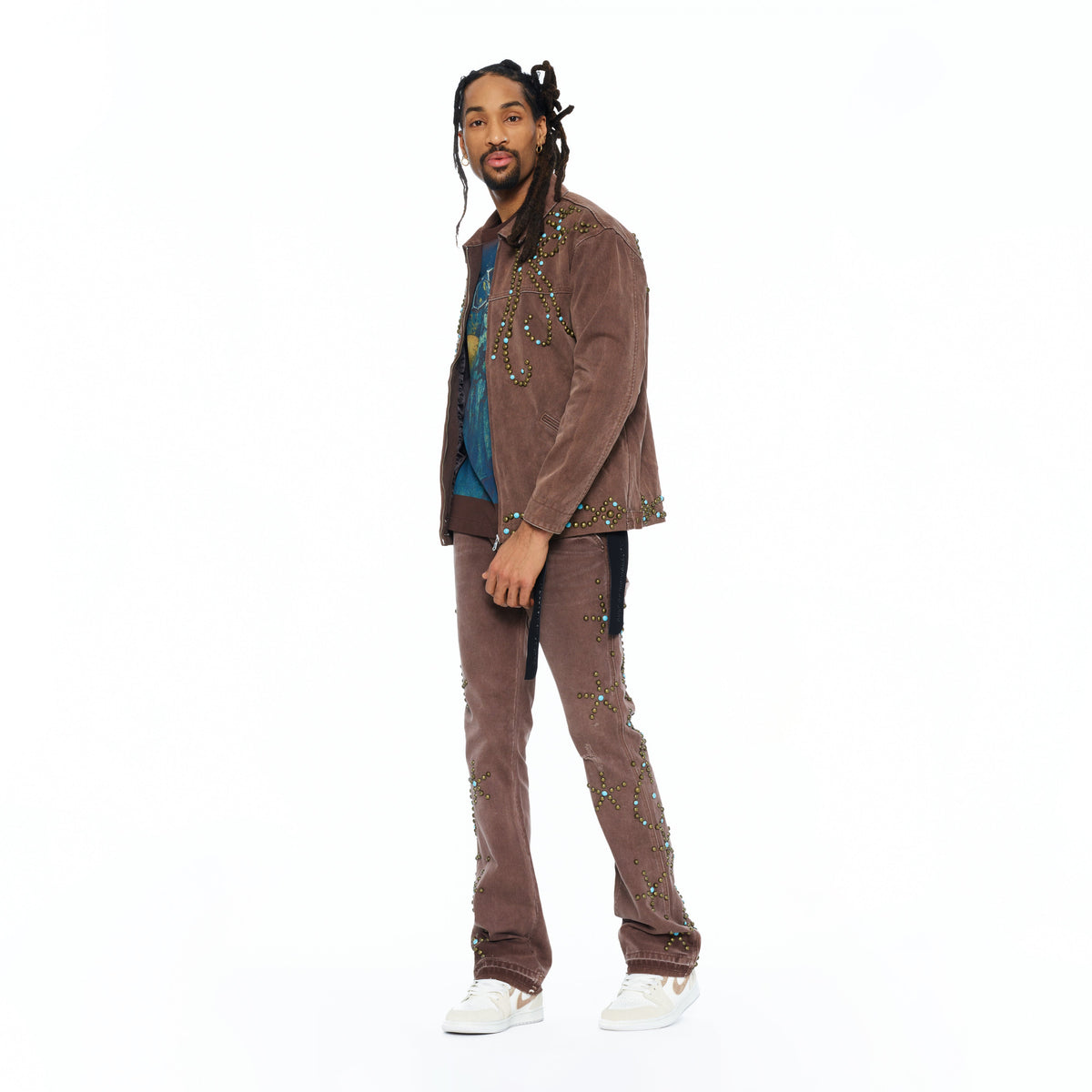 Cult's Canvas Workwear Jacket In Pinecone