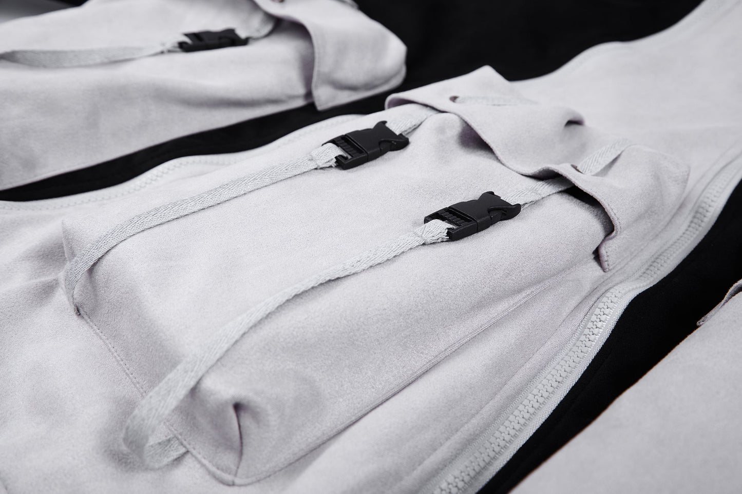 Patchwork Functional Hoodie