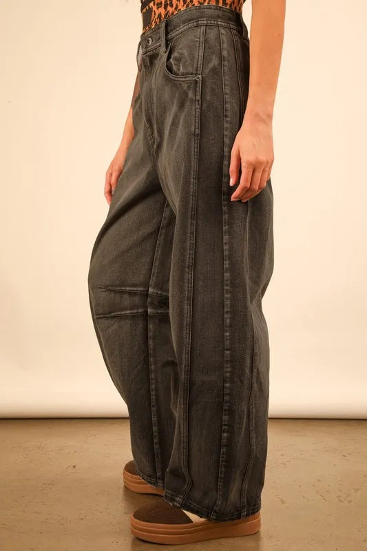 Wide Leg Comfy Jeans.