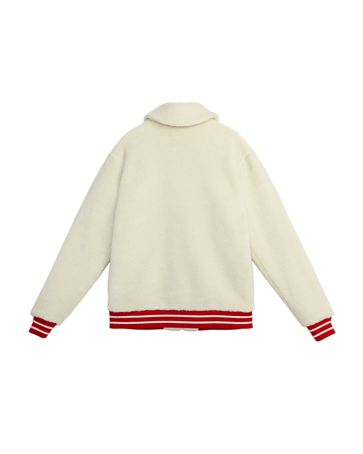 Sherpa Zipup Jacket | Off White