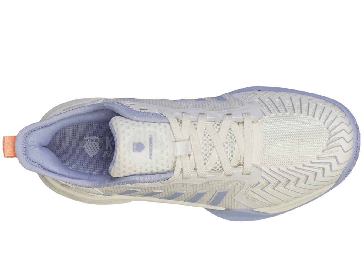 K-Swiss Women's Pickleball Supreme Shoes – White/Heather/Peach Fuzz
