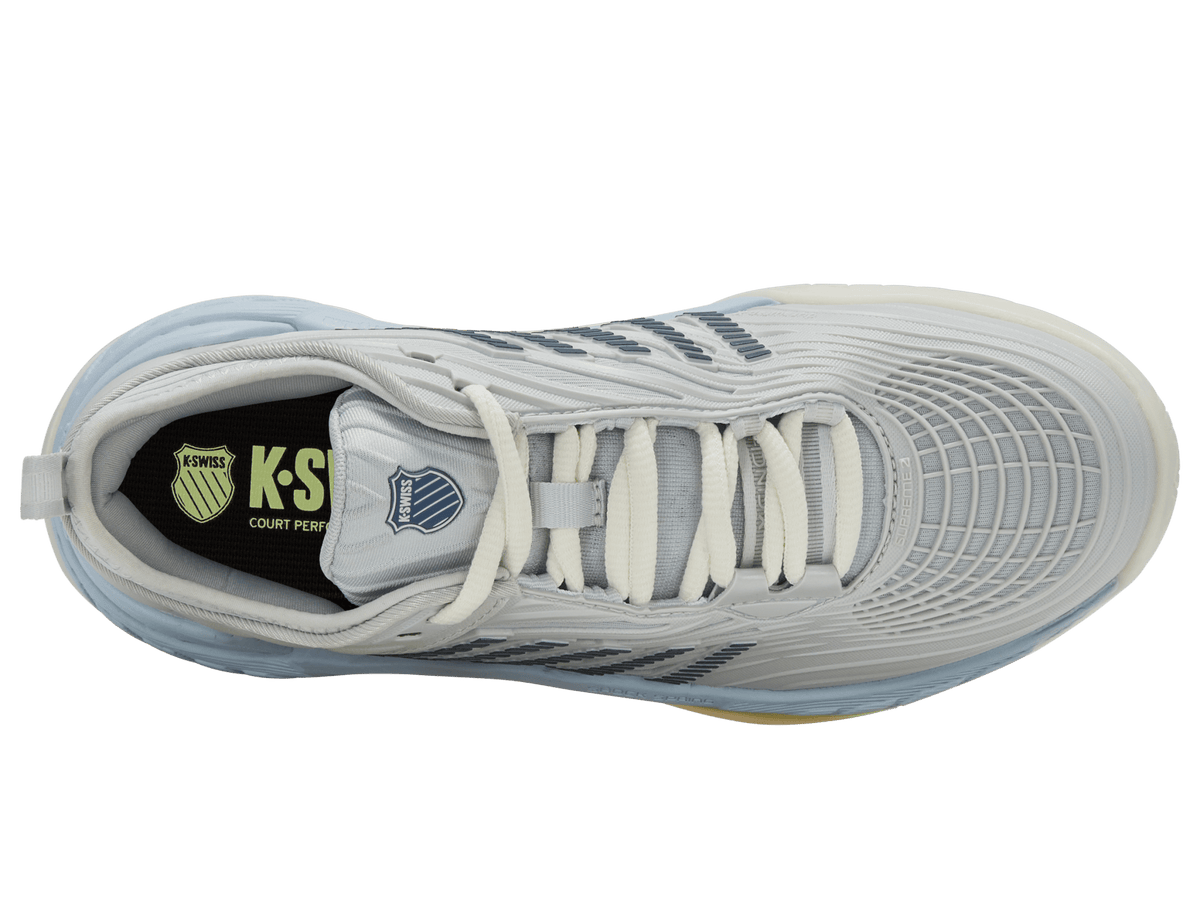 K-Swiss Women's Hypercourt Supreme 2 Court Shoes – Dawn Blue/Ballad Blue/Blanc de Blanc