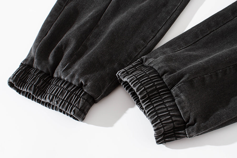 Flowers Embroidery Joggers
