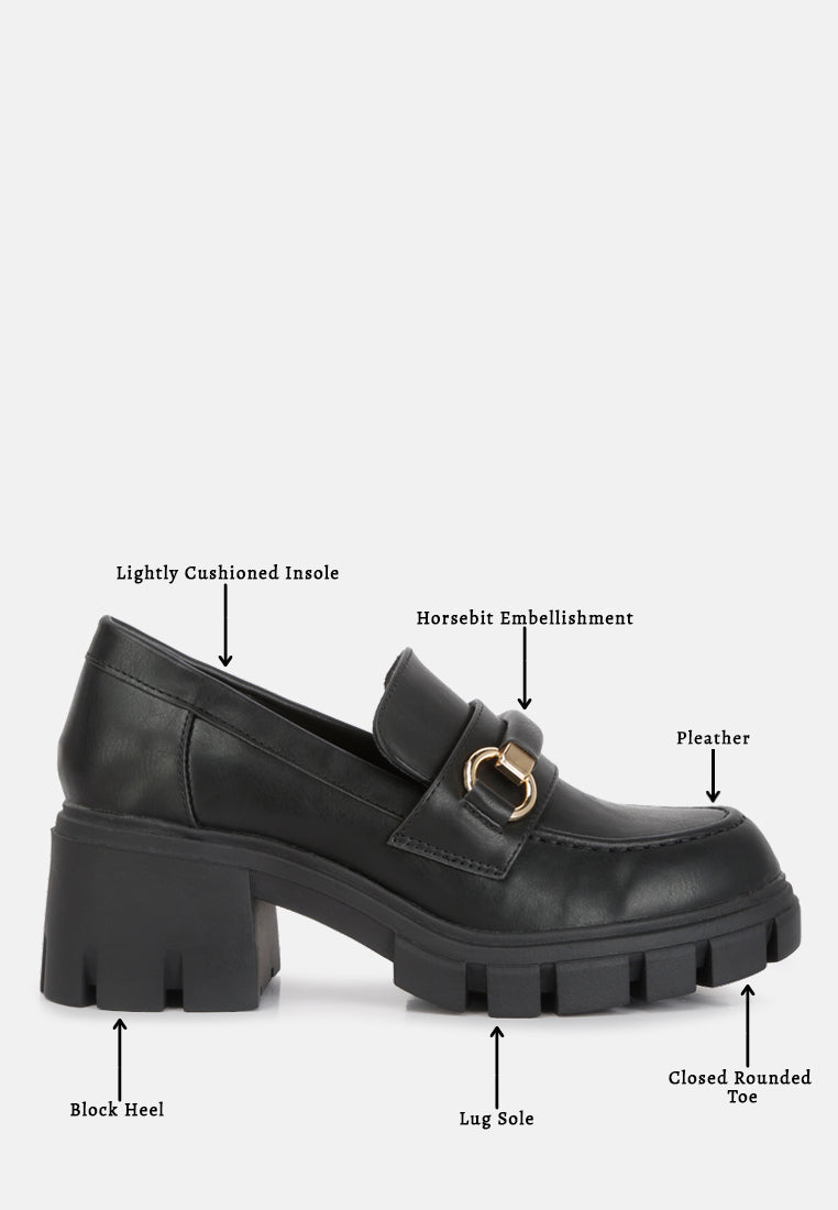 Evangeline Chunky Platform Loafers