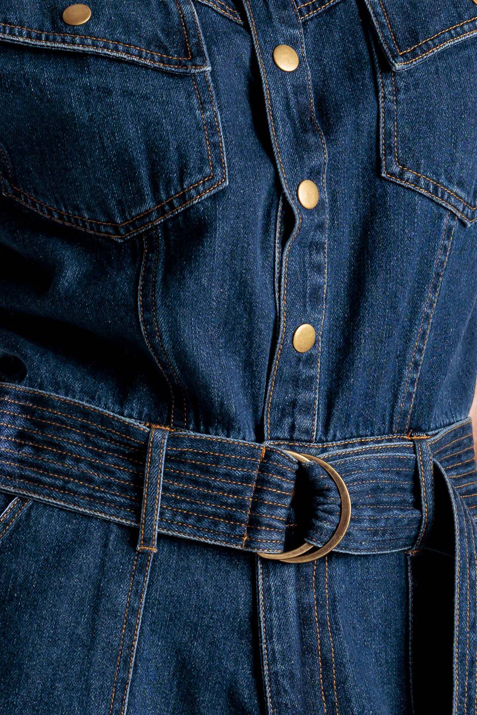 Classic Denim Romper