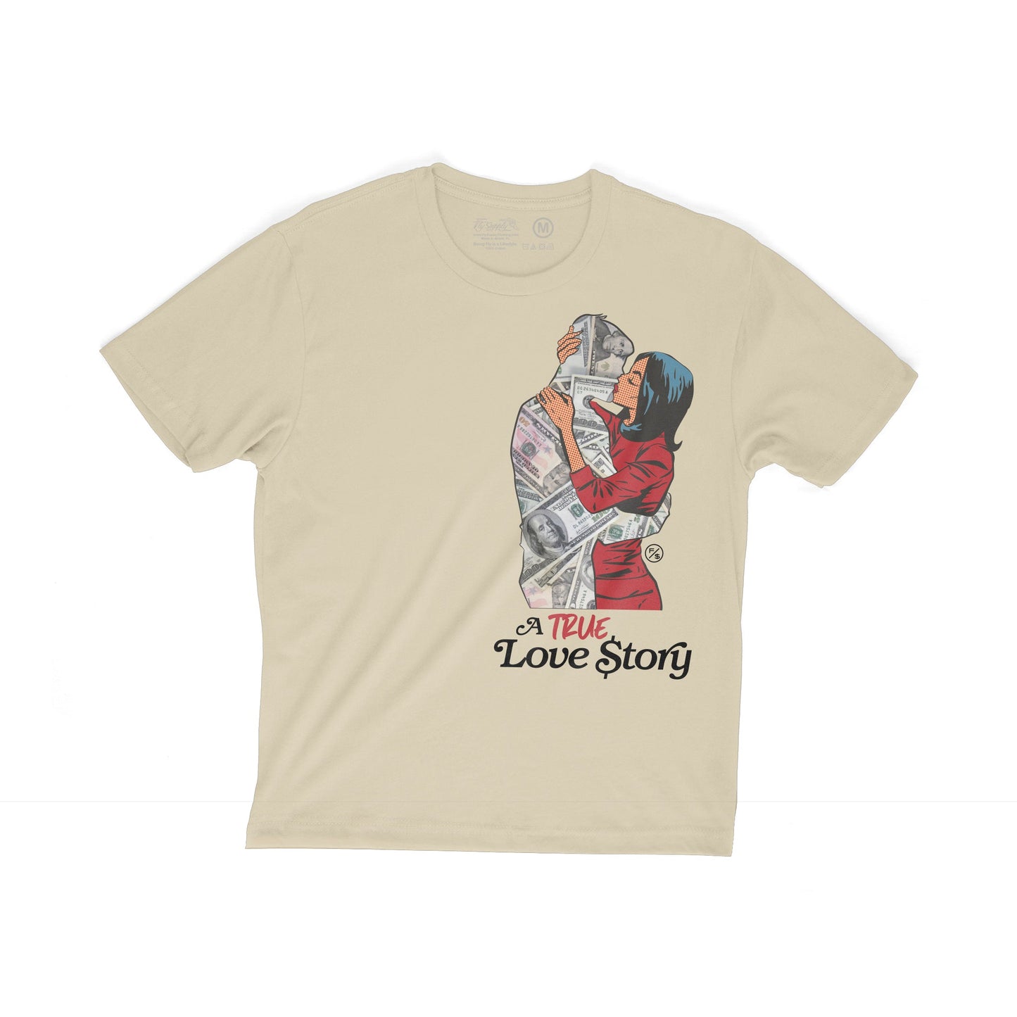 Love Story Oversize Tee | Cream