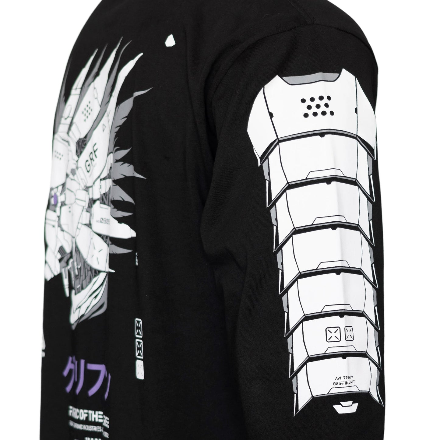 Griffin-0909 Black Long Sleeve T