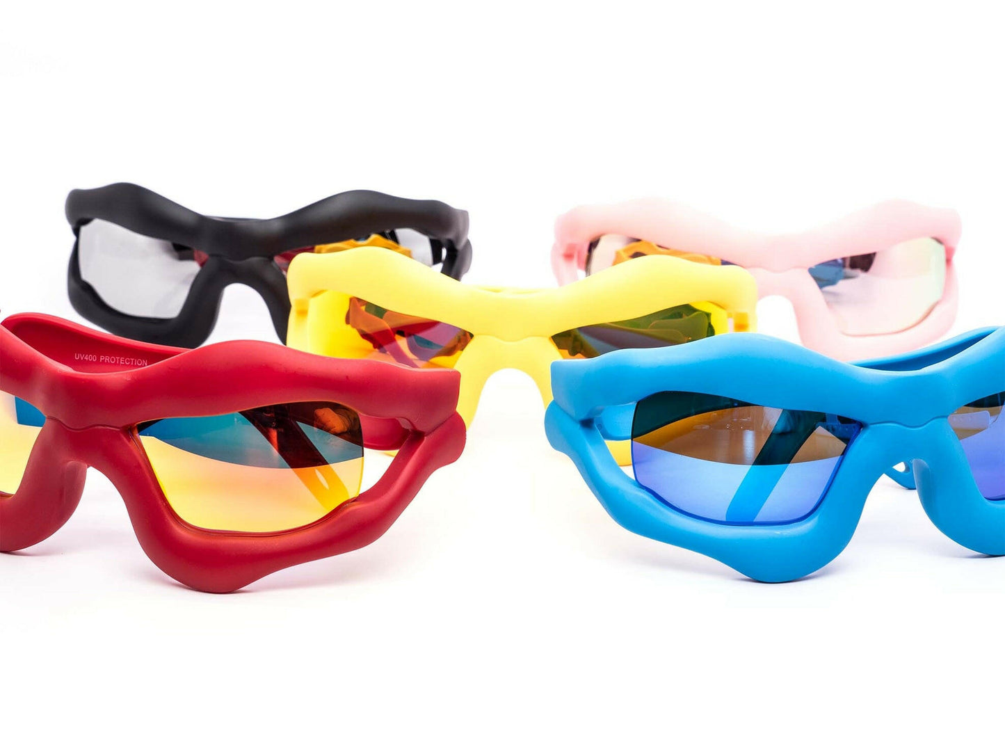Oversized Slimer Mirror Sunglasses
