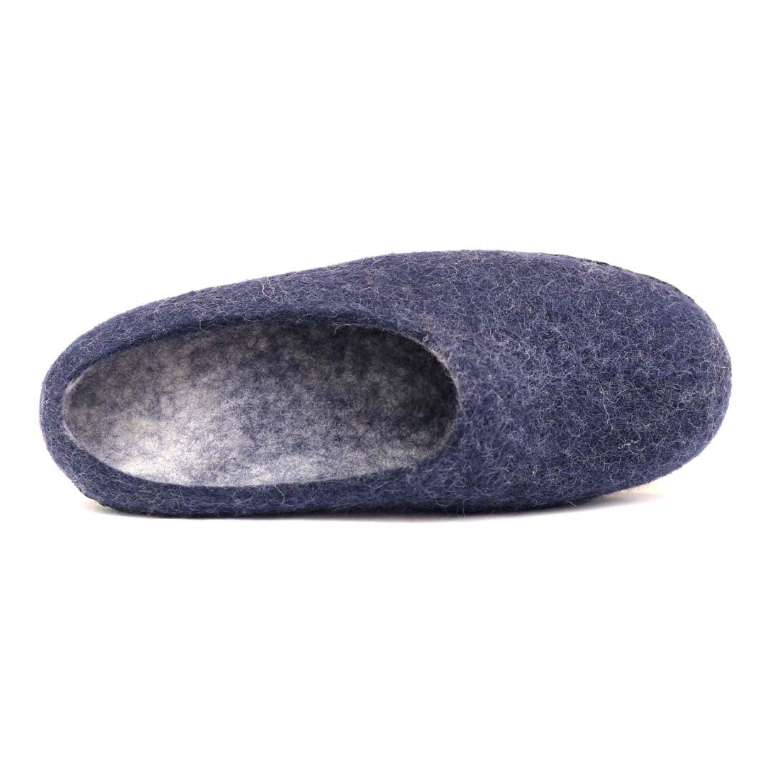 Astoria Noir Wool House Slippers