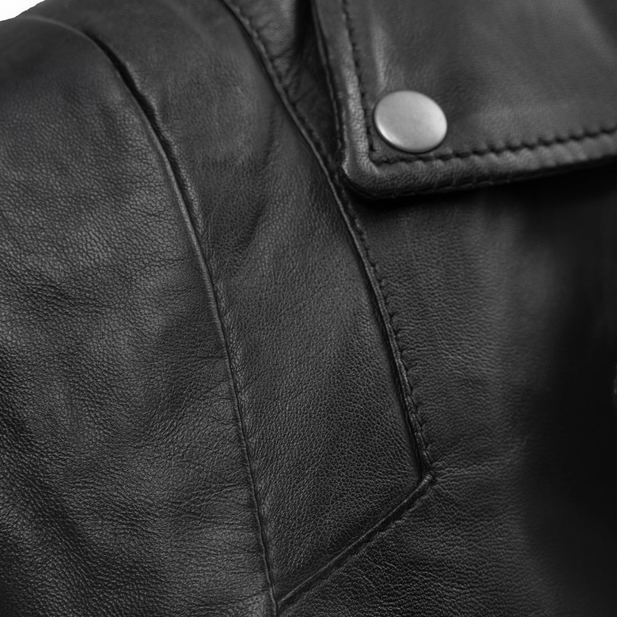 Serena Women's Black Asymmetrical Leather Jacket