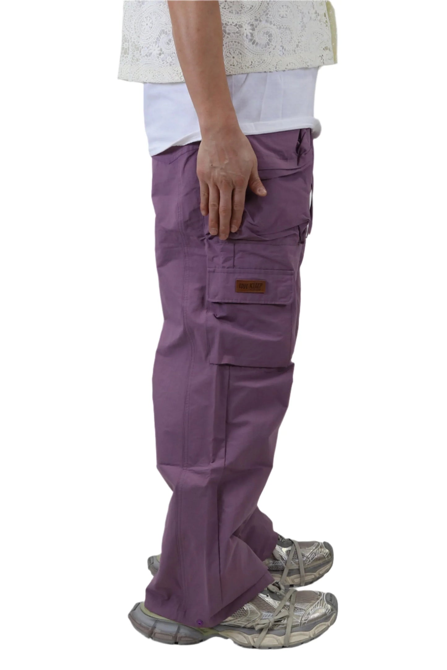 Bolin Till Nylon Cargo Pants | Baggy Fit