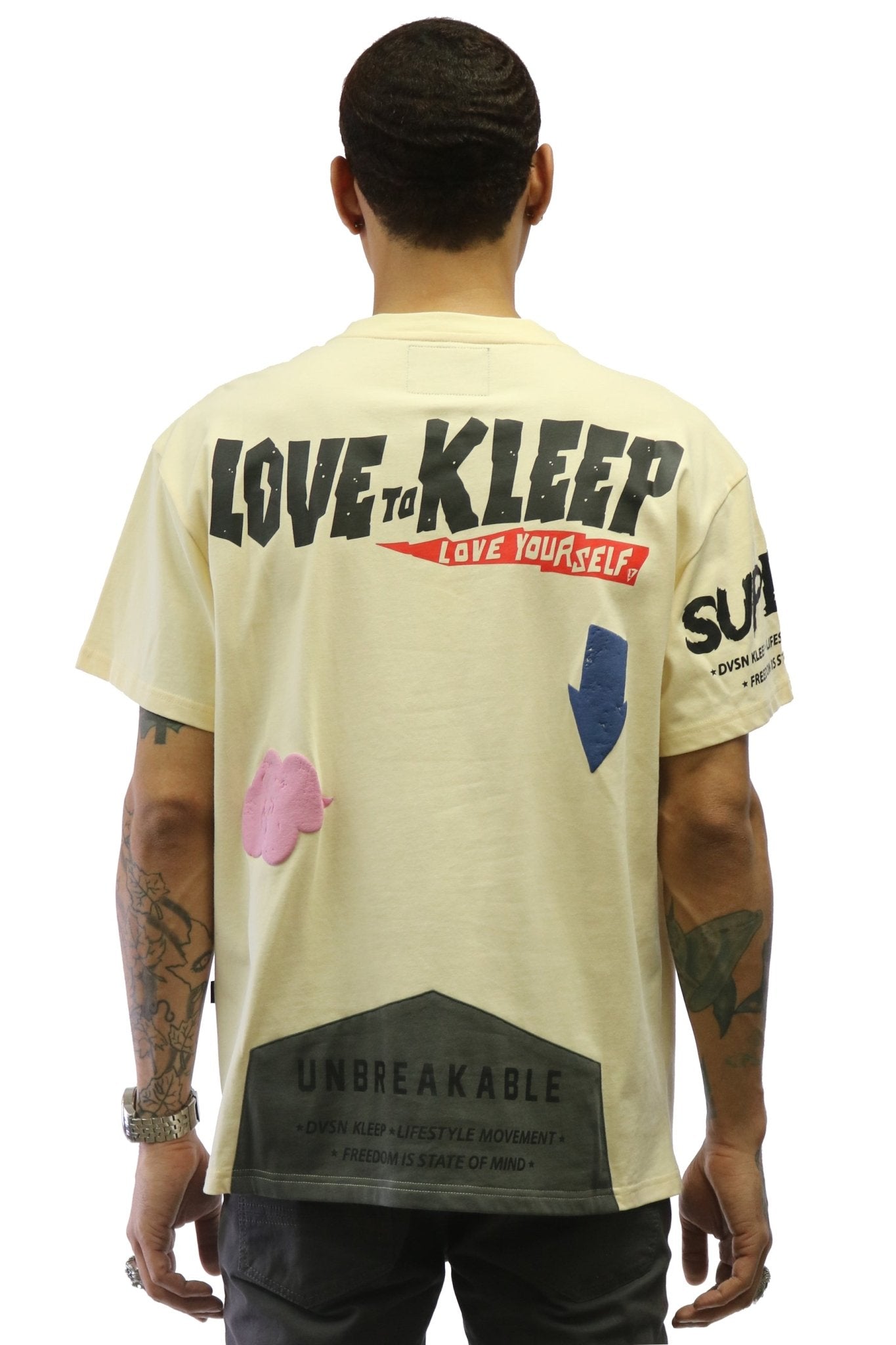 Angora Print & Patch SS Tee