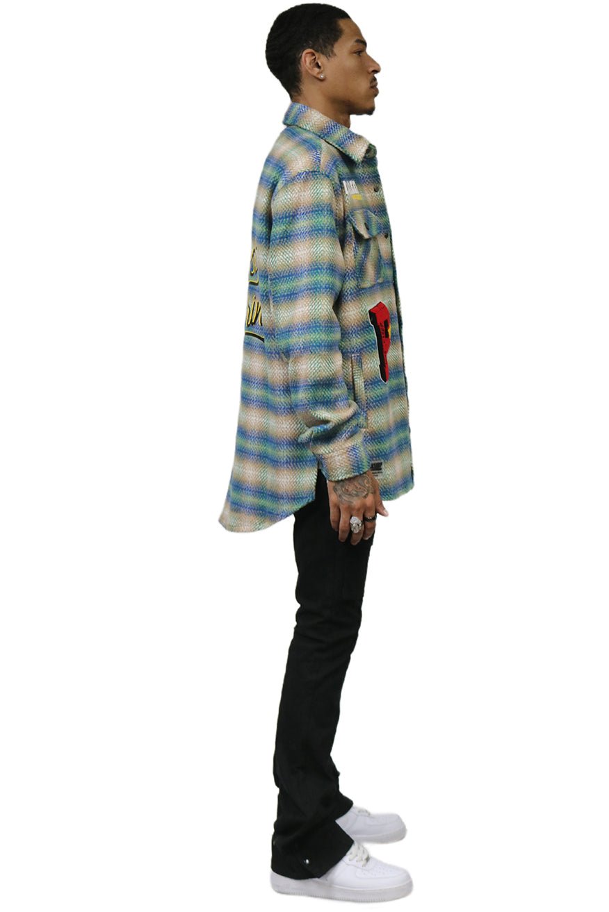Lawn Oversize Heavy Flannel Outer Shirket