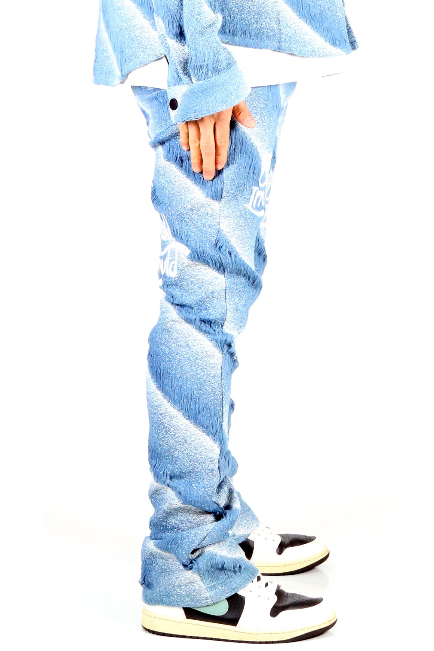 Dusty Jacquard Slim Denim