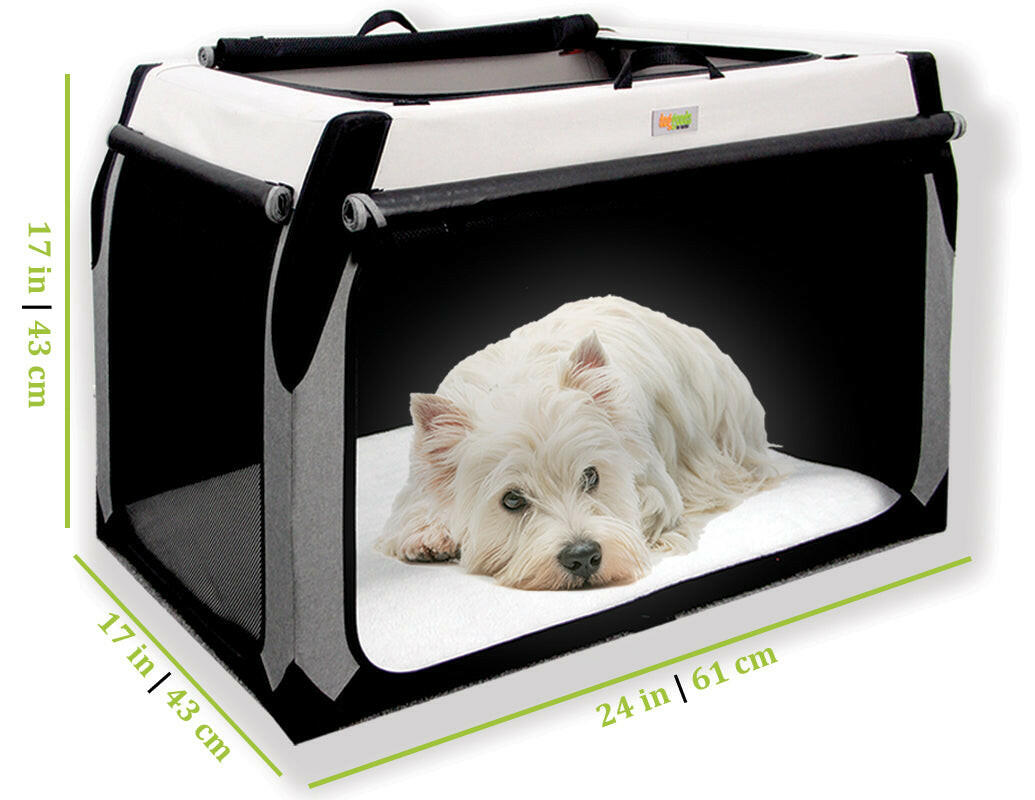 The Foldable Travel Dog Crate