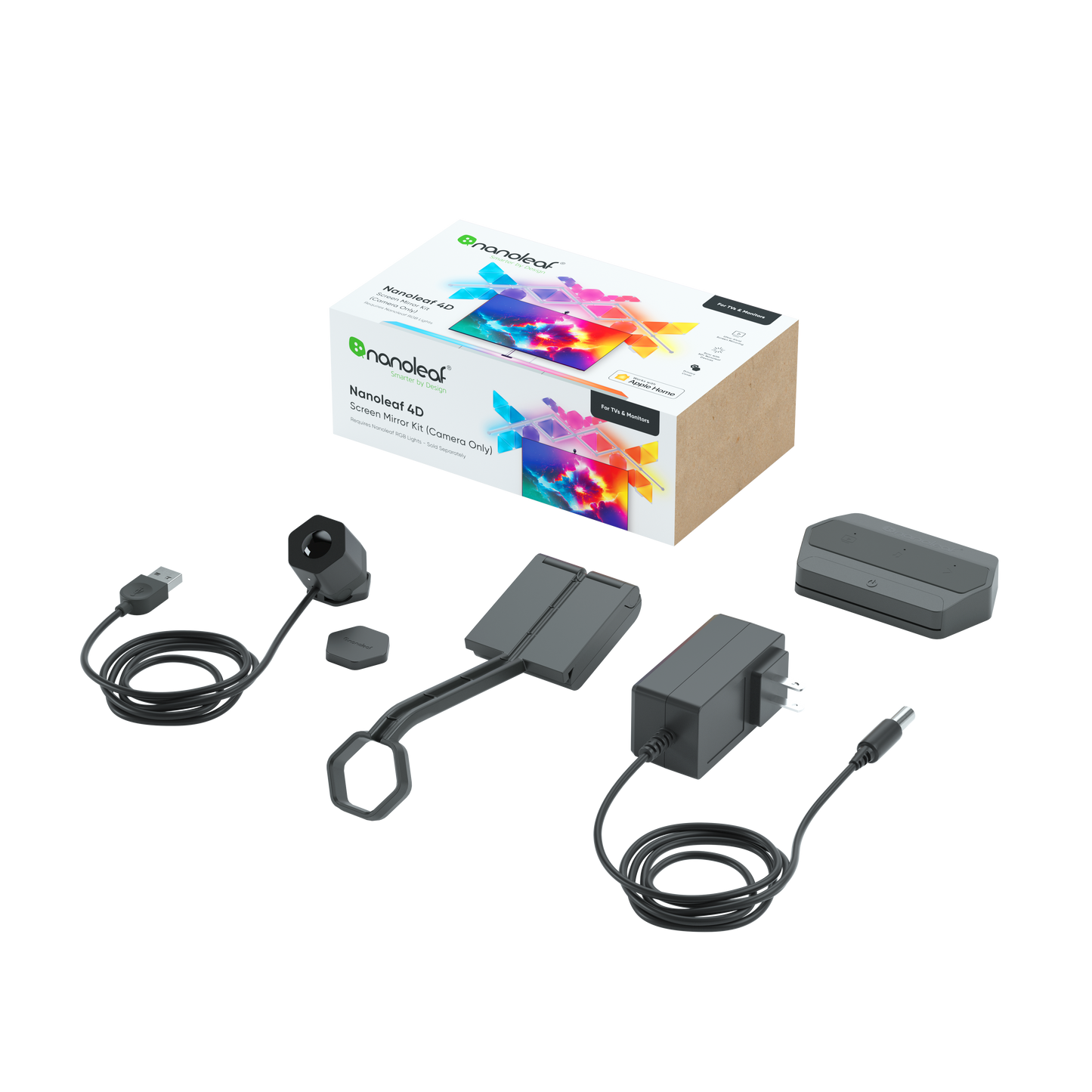 Nanoleaf 4D | TV Screen Mirror Kit | Camera Only | Controller | PSU | 12V, 24W | 100V-240V | NA