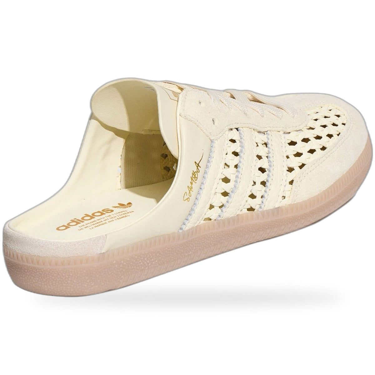 Adidas Samba Mule Woven Basketweave Cream White