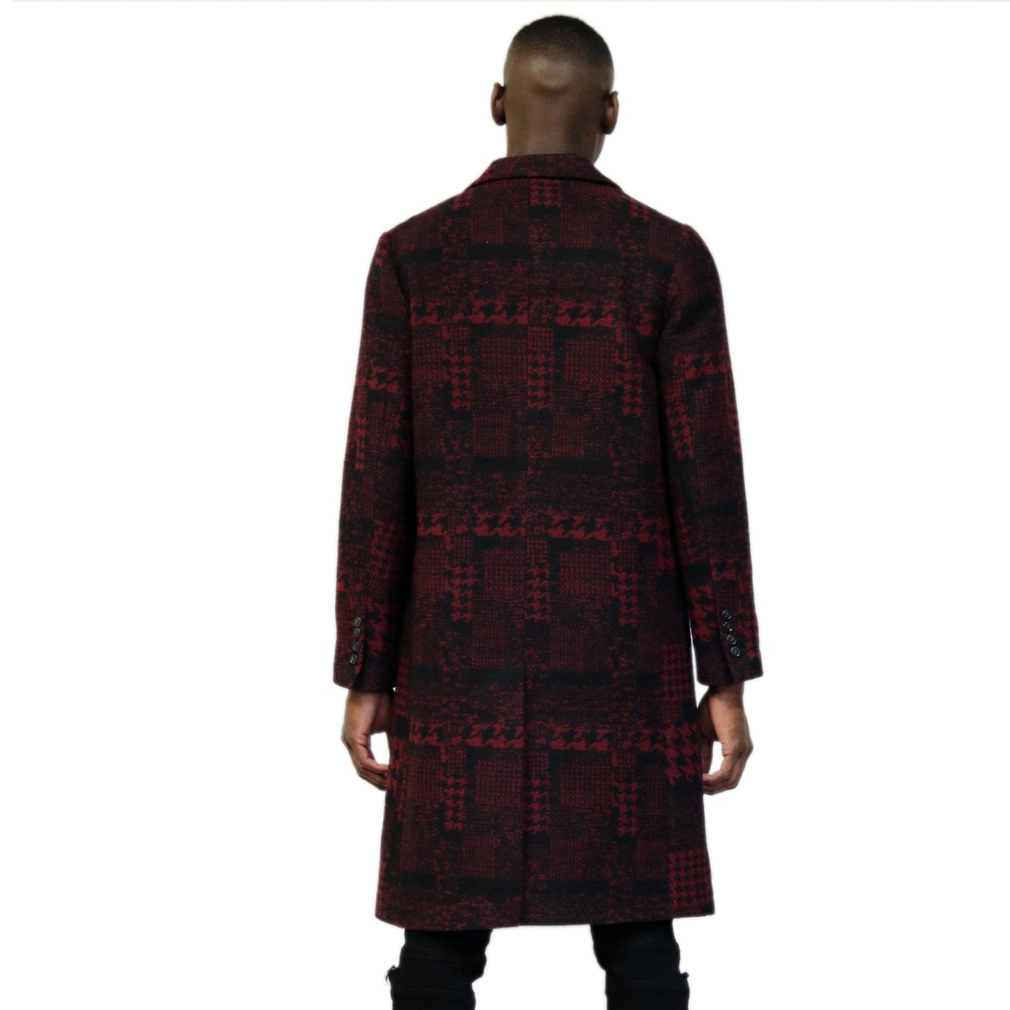 Kearny Houndstooth Wool Coat Jacket
