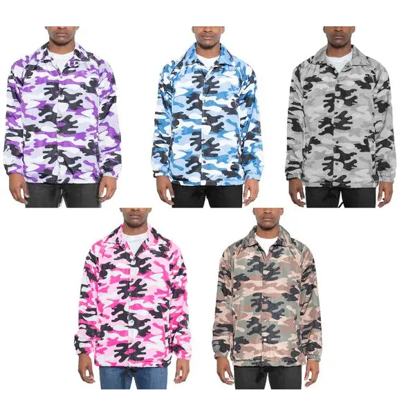 Camo Print Coach Jacket.