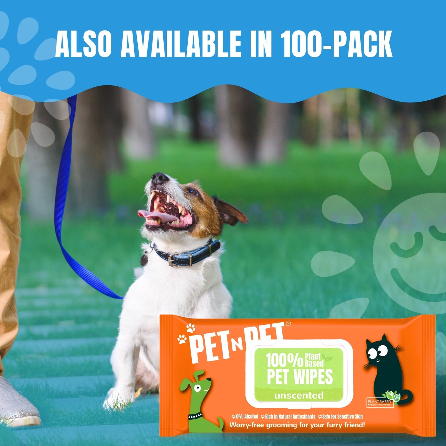 Dog Wipes Cleaning Deodorizing 400 Counts