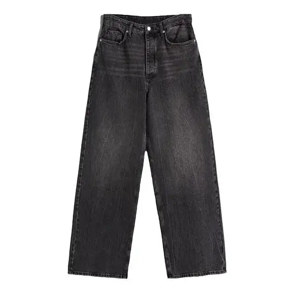 High Waist Wide Leg Jeans.