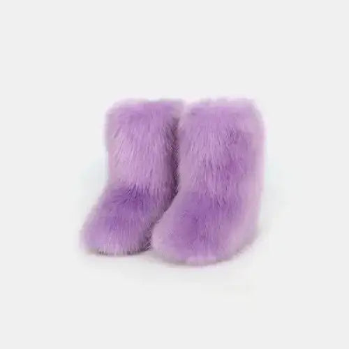 Thermal Fuzzy Platform Boots.