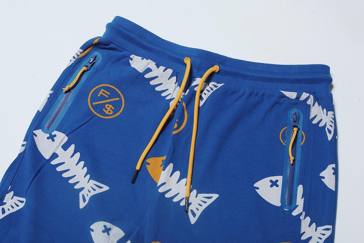 Fishscale Shorts | Blue