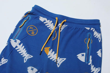 Fishscale Shorts | Blue