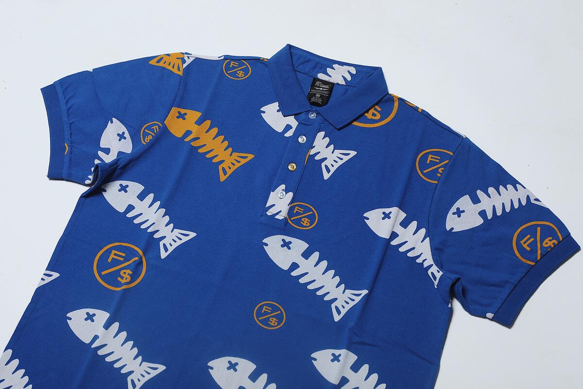 Fishscale Polo | Blue