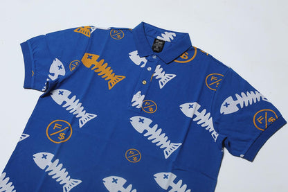 Fishscale Polo | Blue