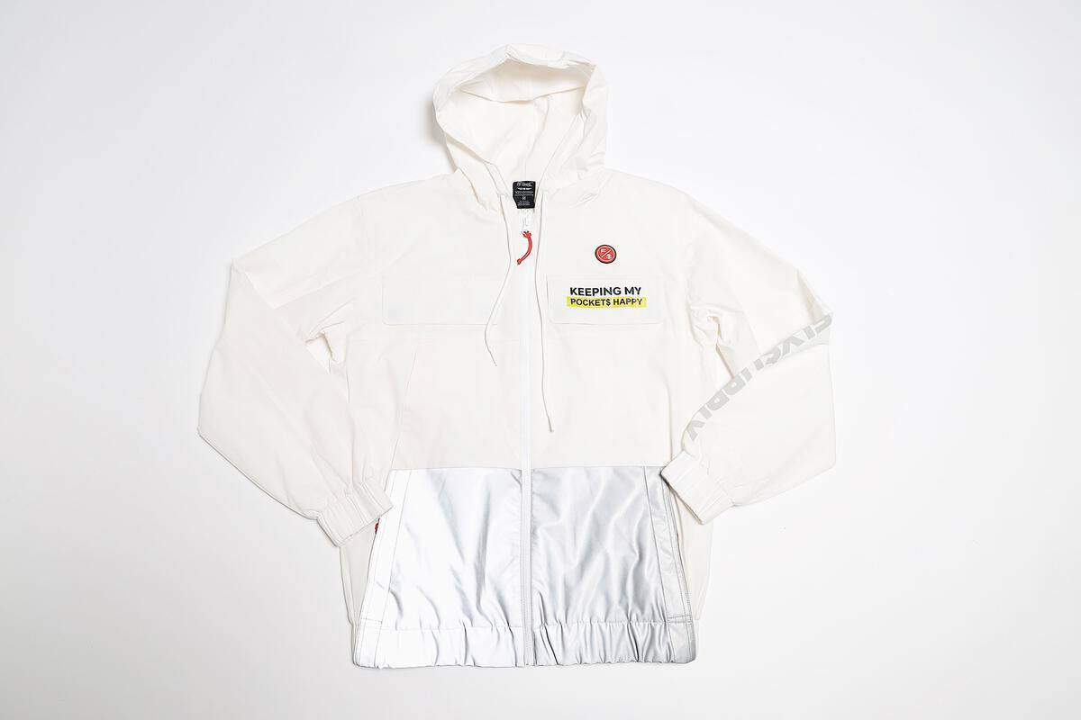 Happy Pockets Windbreaker Zip-Up Jacket