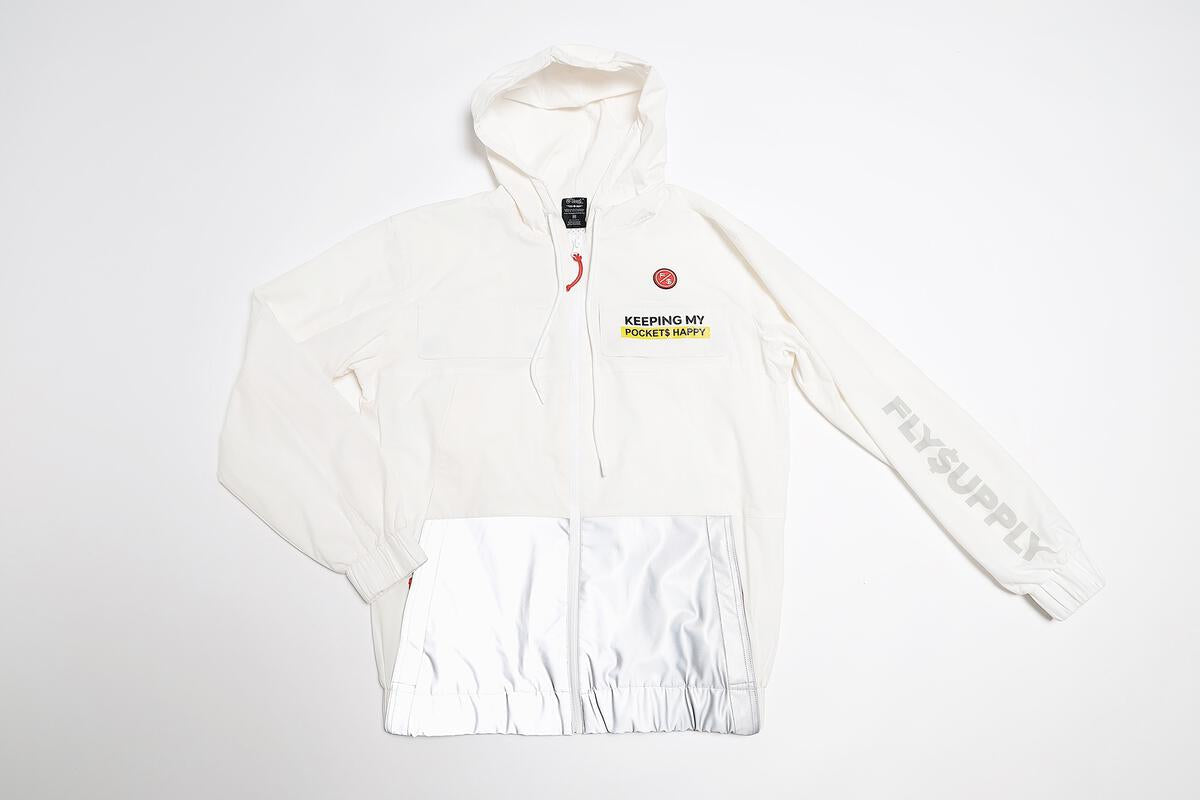 Happy Pockets Windbreaker Zip-Up Jacket