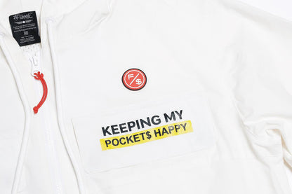 Happy Pockets Windbreaker Zip-Up Jacket