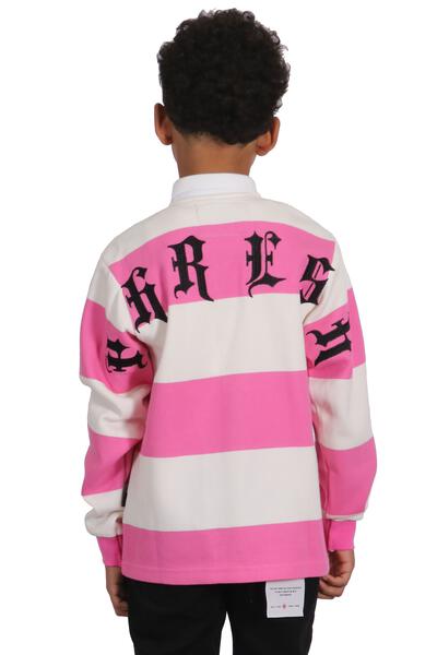 Long Sleeve Polo Shirt With Heavy Embroidery Works (PHRESH)