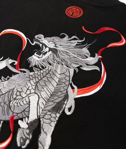 Raging Kirin Embroidery Tee