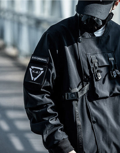 Dusk Scar Slash Bomber Jacket