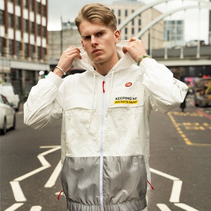 Happy Pockets Windbreaker Zip-Up Jacket