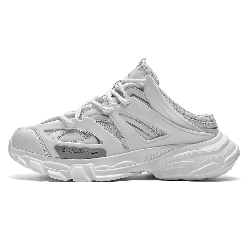 White sneaker with 'Blast Style' branding on a white background