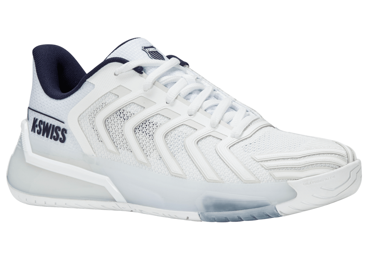 K-Swiss Men's Ultrashot 4 Court Shoes – White/Peacoat