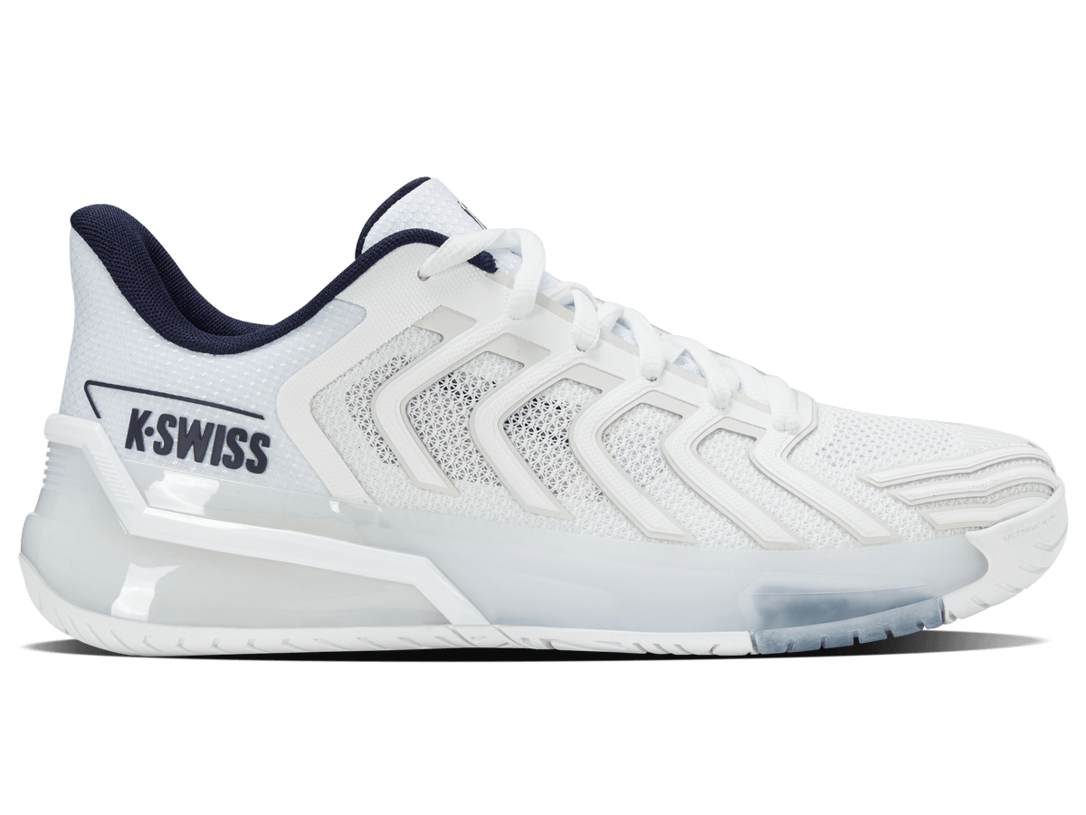 K-Swiss Men's Ultrashot 4 Court Shoes – White/Peacoat