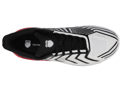 K-Swiss Men's Ultrashot 4 Court Shoes – White/Black/Mars Red
